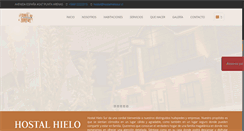 Desktop Screenshot of hostalhielosur.cl